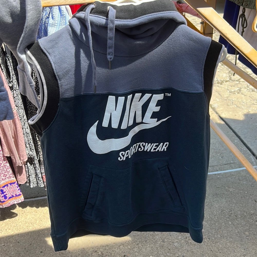 Nike short sleeve hoodie